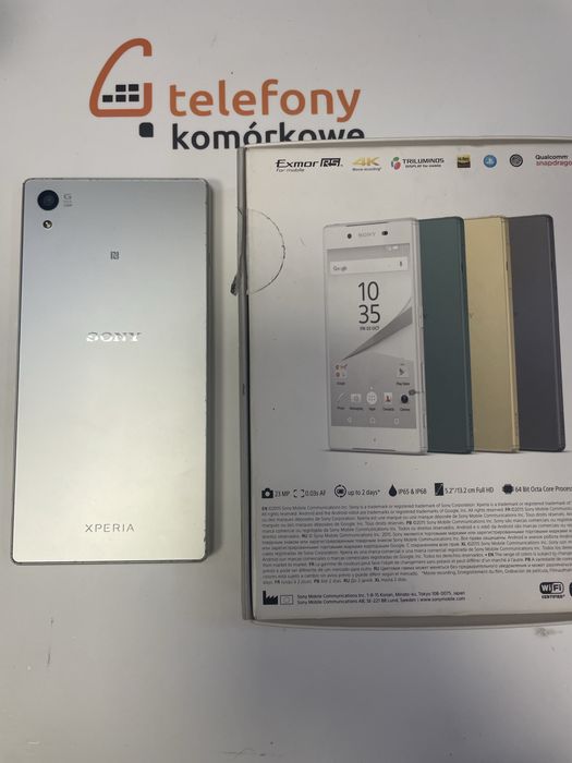Sony XPERIA Z5 biały telefon komorkowy