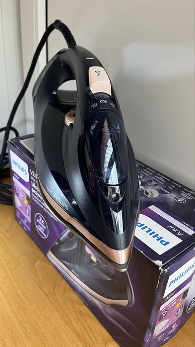Праска Утюг Philips Azur GC4909/60 шнур 3м. Темно-синій/золото. 2021р.