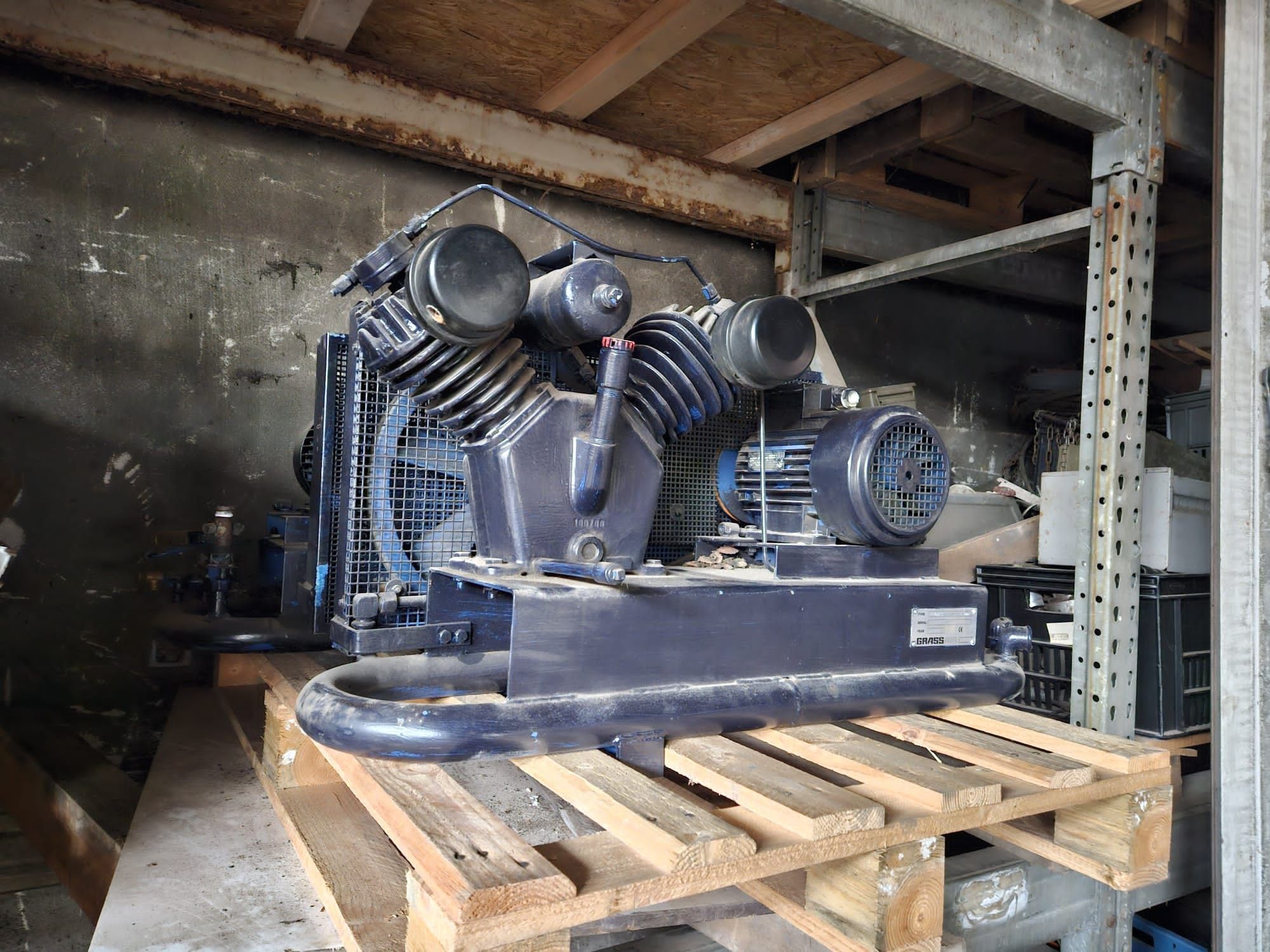 Spreżarka kompresor 750 l 500 l i 350 l airpress grasso, alup
