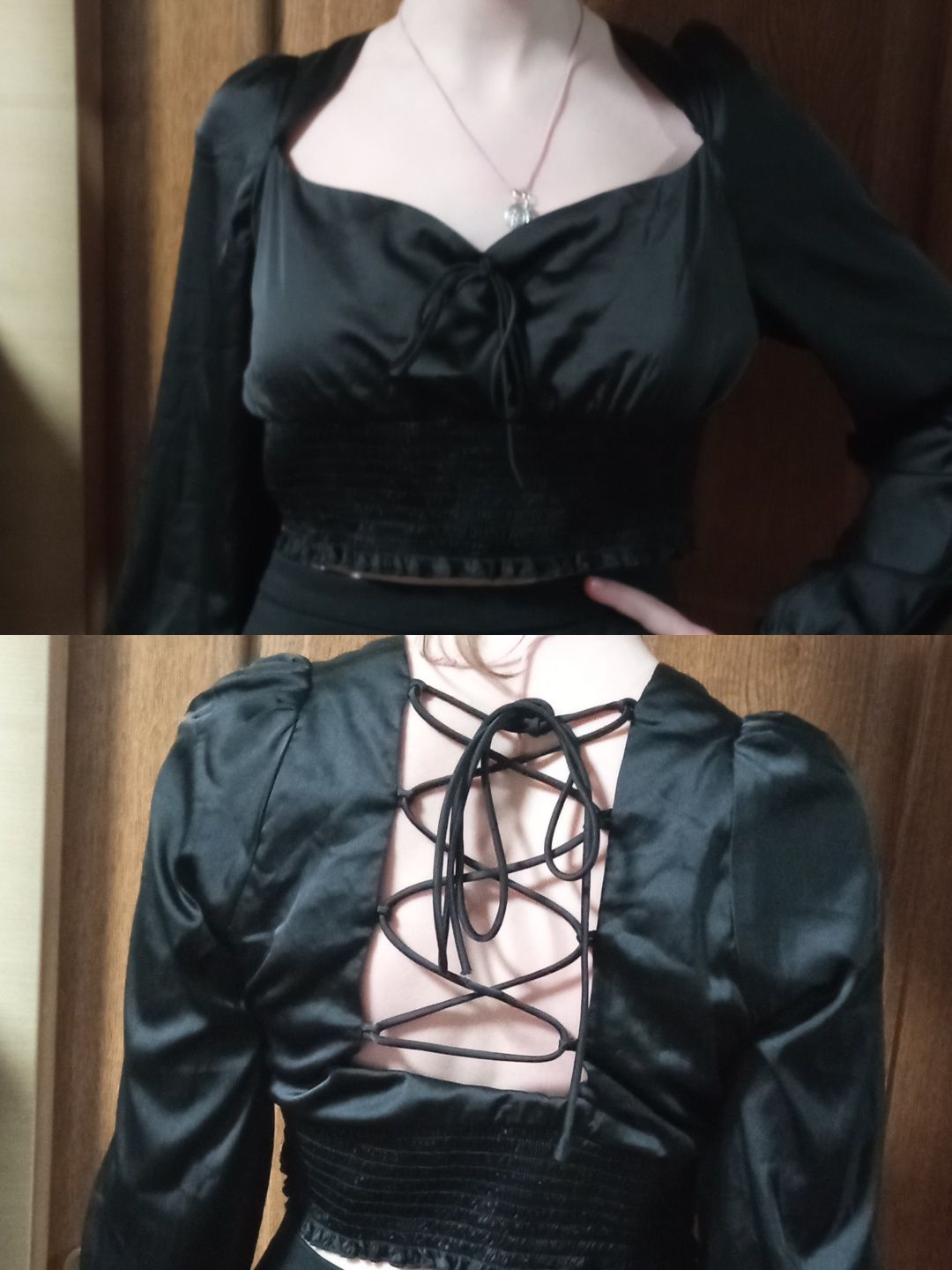 Блуза у готичному стилі+подарунок
