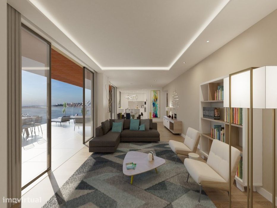 Apartamento de 2 Quartos com terraço vista rio Vila Nova de Gaia