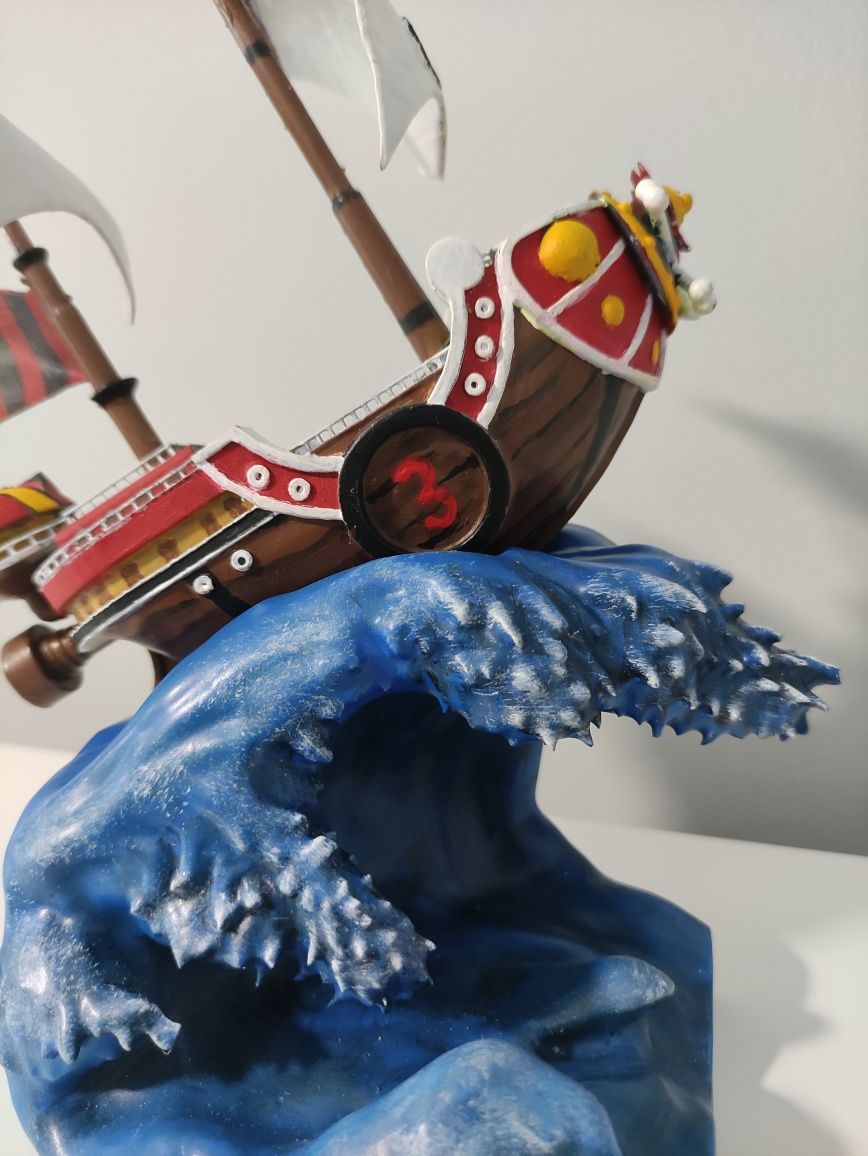 Diorama One Piece x Hokusai : Thousand Sunny on the Great Wave of Kana