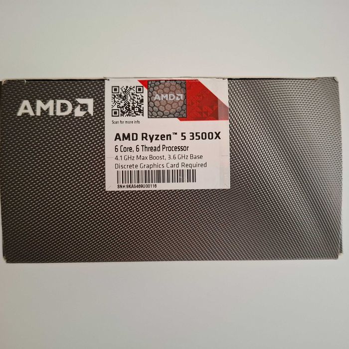 Procesor AMD RYZEN 5 3500X (BOX)