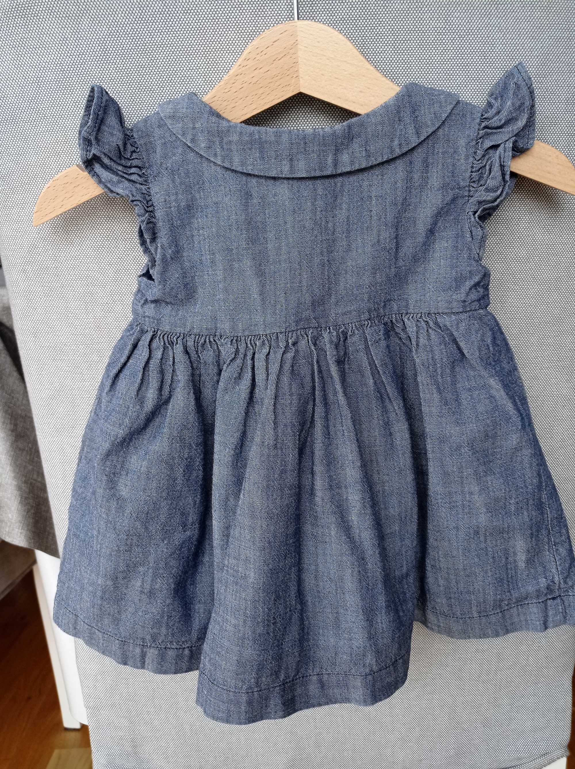 Baby Gap krótka sukienka jeansowa 62/68 3-6 miesięcy