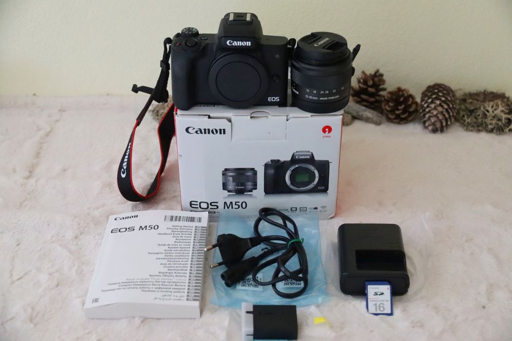 Canon EOS M50 + EFM 15-45 mm