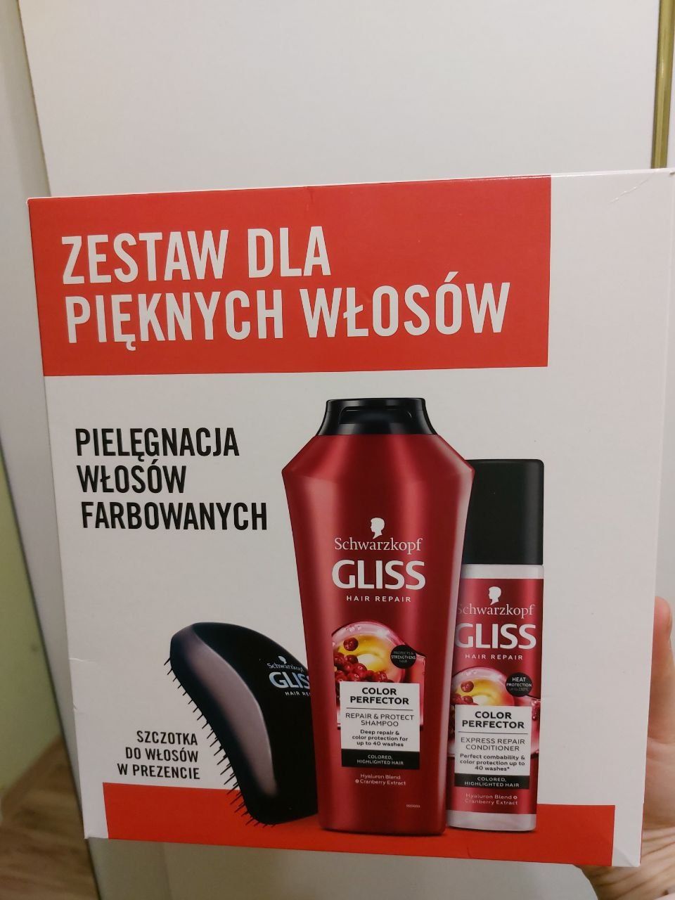 Zestaw Gliss dla włosów farbowanych