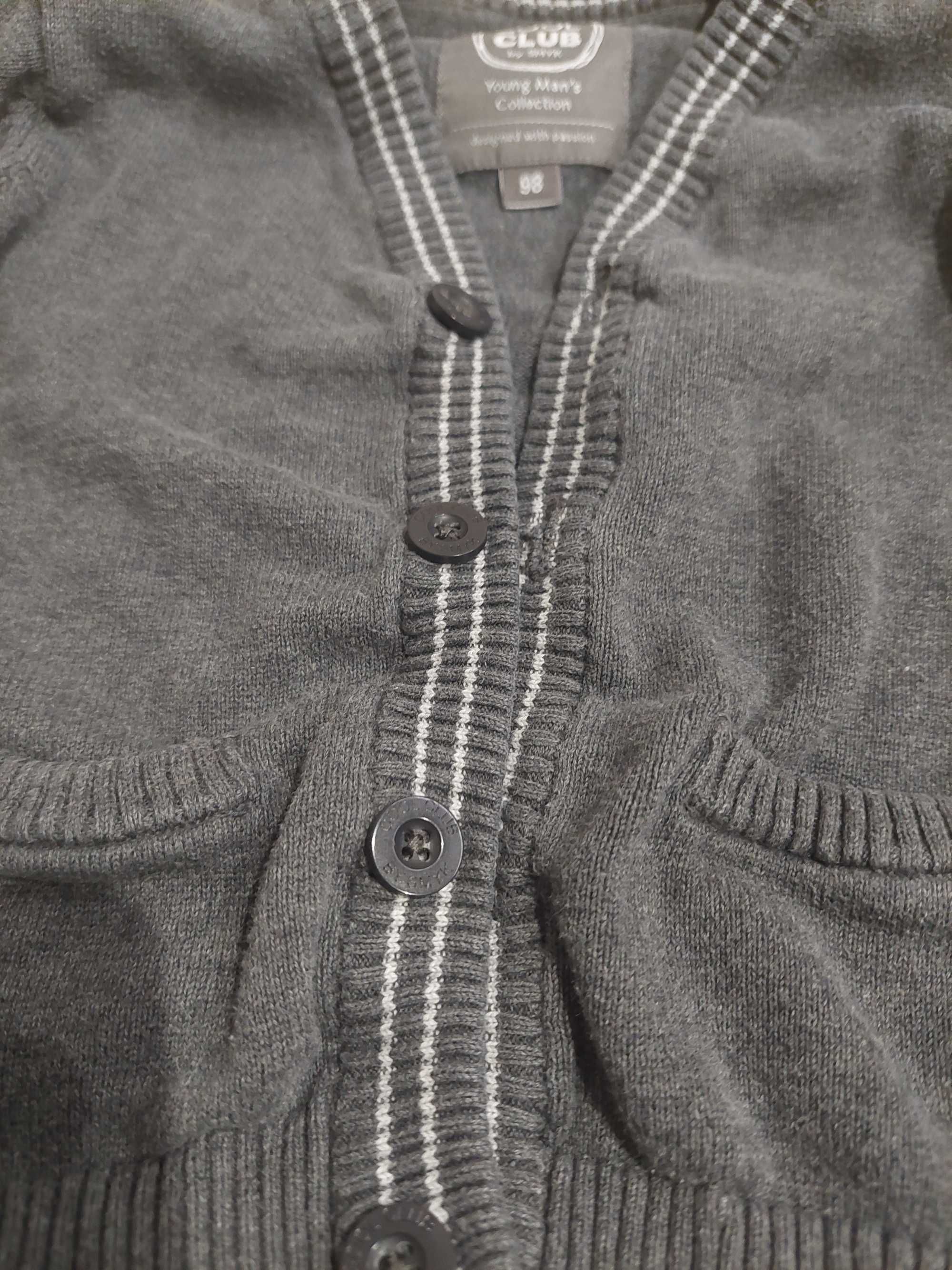 Sweterek sweter rozpinany dla chłopca 98cm 2-3lata