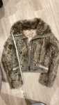 архівна куртка, авангард,  шерстяна, faux fur bomber Y2K ,