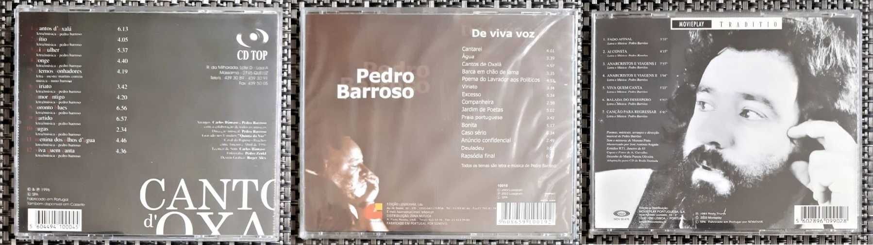 Pedro Barroso - 3 CDs - 2 K7 - Raros - Muito Bom Estado