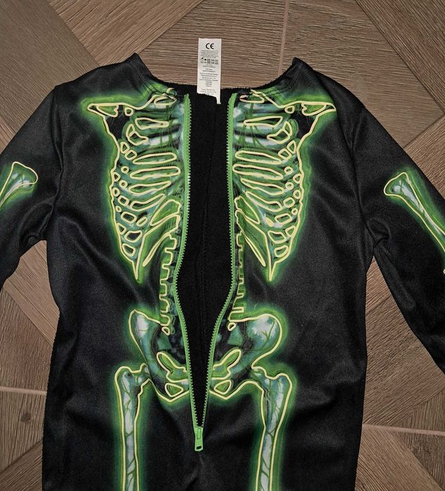 Pizama kombinezon przebranie kosciotrup