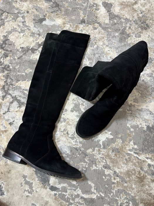 Натуральні замшеві зимові чоботи