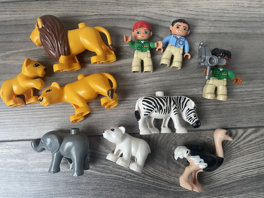 Lego Duplo zoo safari dwa zestawy 10502 i 6172