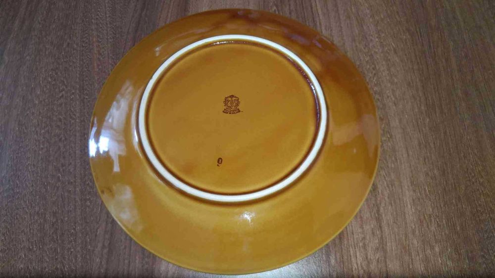 Zestaw talerzy ceramicznych miski obiadowe deserowe taca Tułowice prl