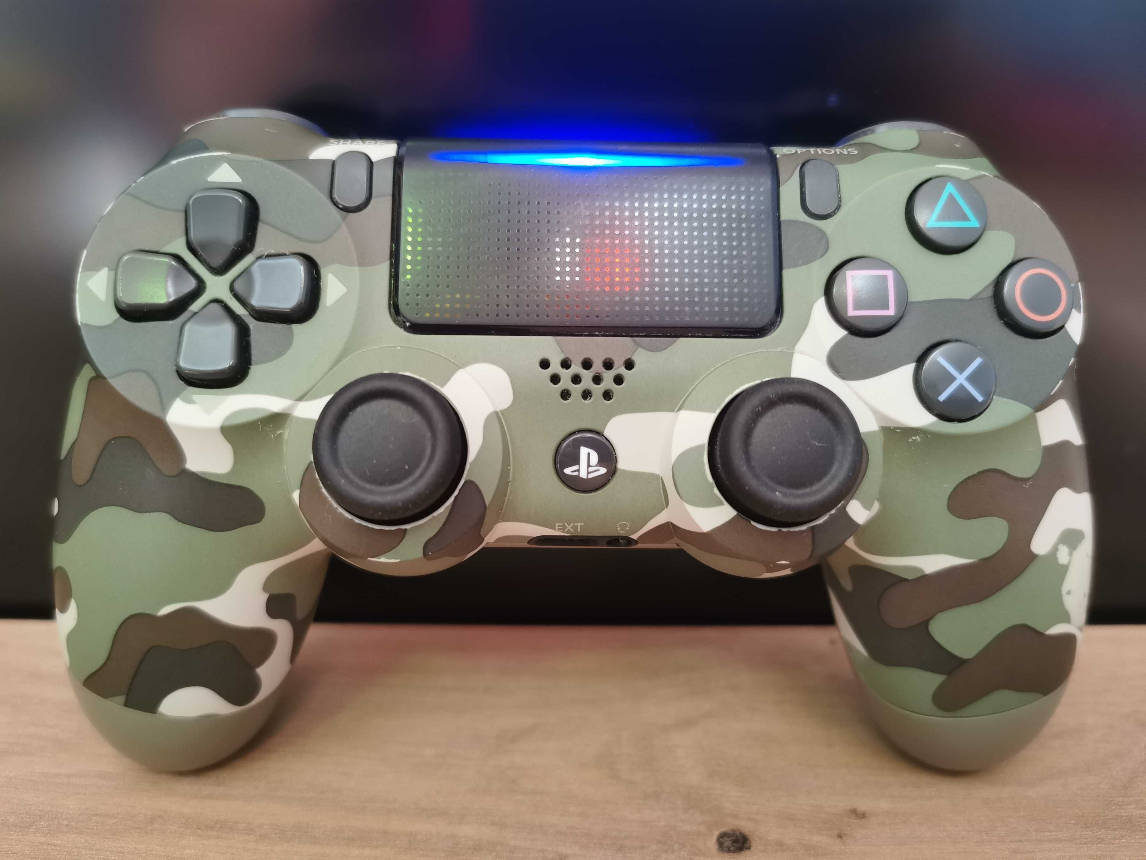 Pad DualShock 4 USB-C analogi HALLA V7 Camo Green V2