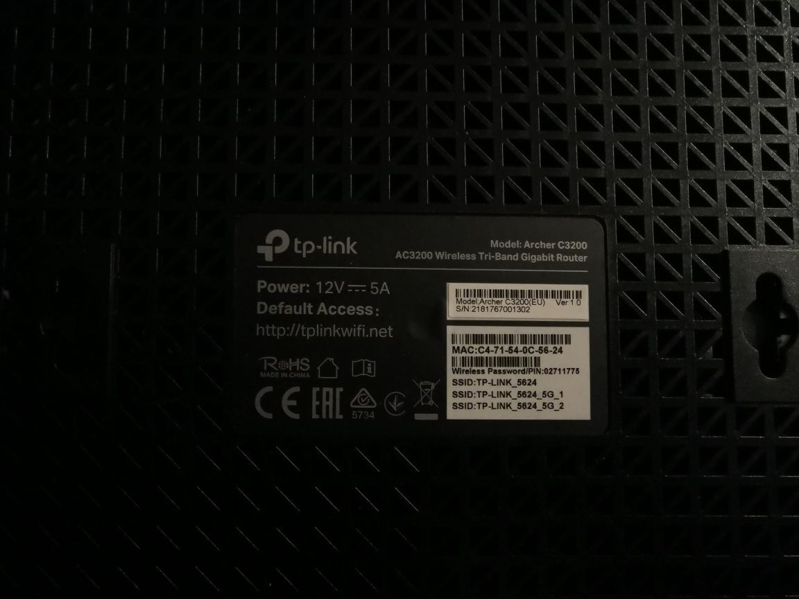 Router TP-Link C3200 Triband