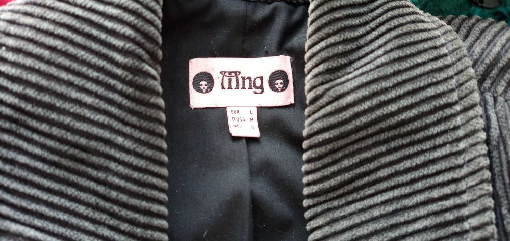 Casaco S mango cinza antracite 8€