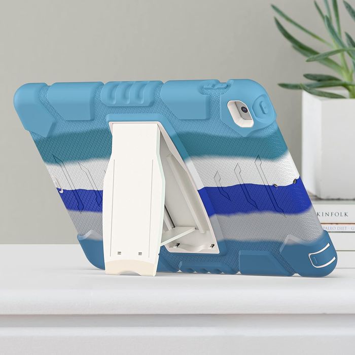 Etui do iPad 9/8/7 10.2” Pancerne z Podstawką Niebieskie