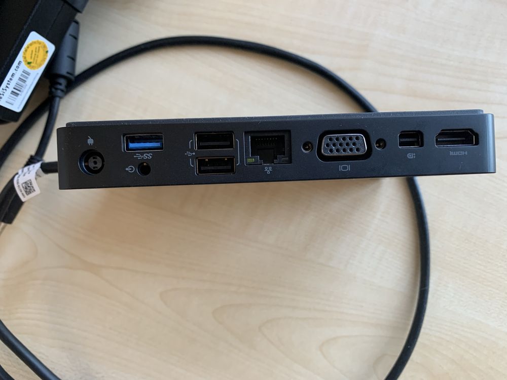 Док станція dell k17a з блоком живлення 130 ват