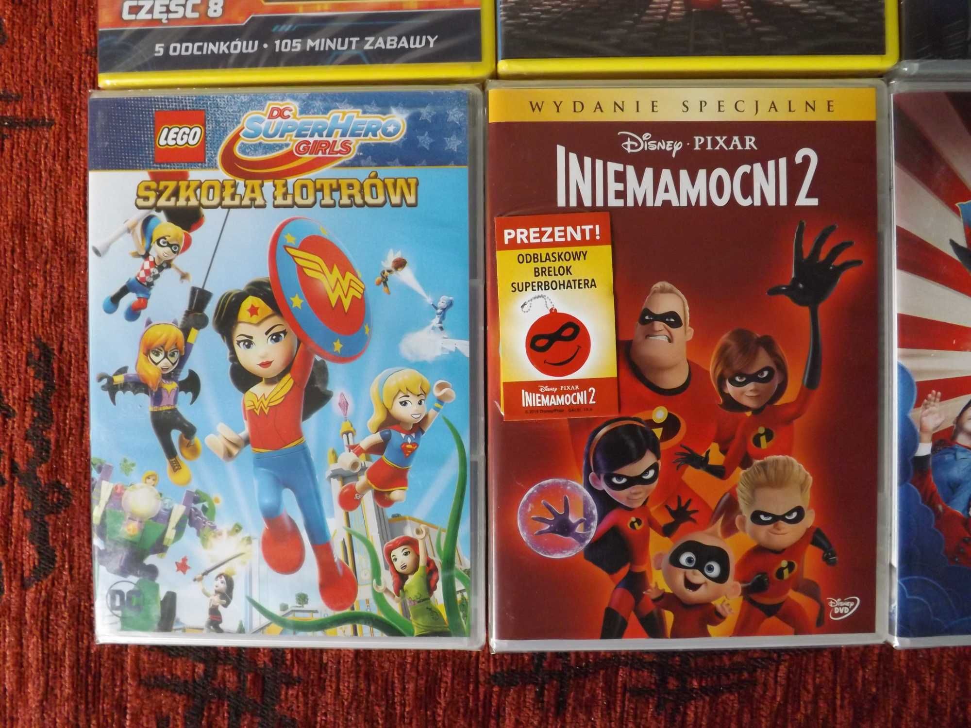 Disney Dumbo Piękna Iniemamocni Lego bajki dvd