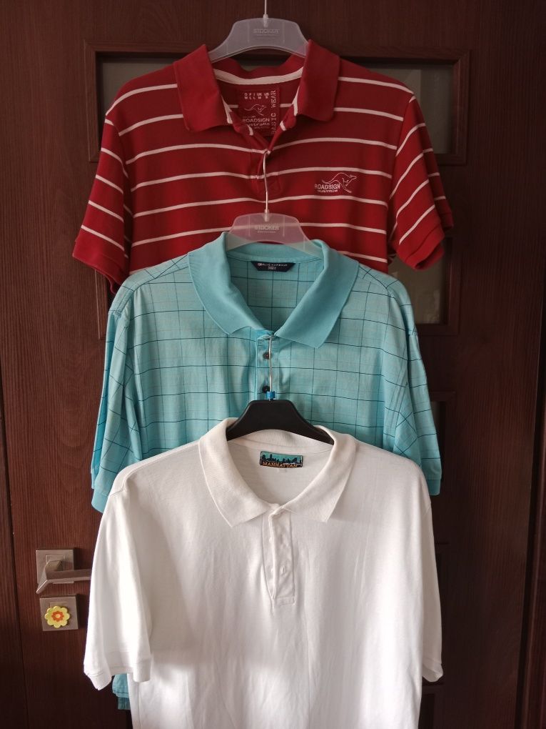 Koszule polo w b.dobrym stanie , krótki rękaw.