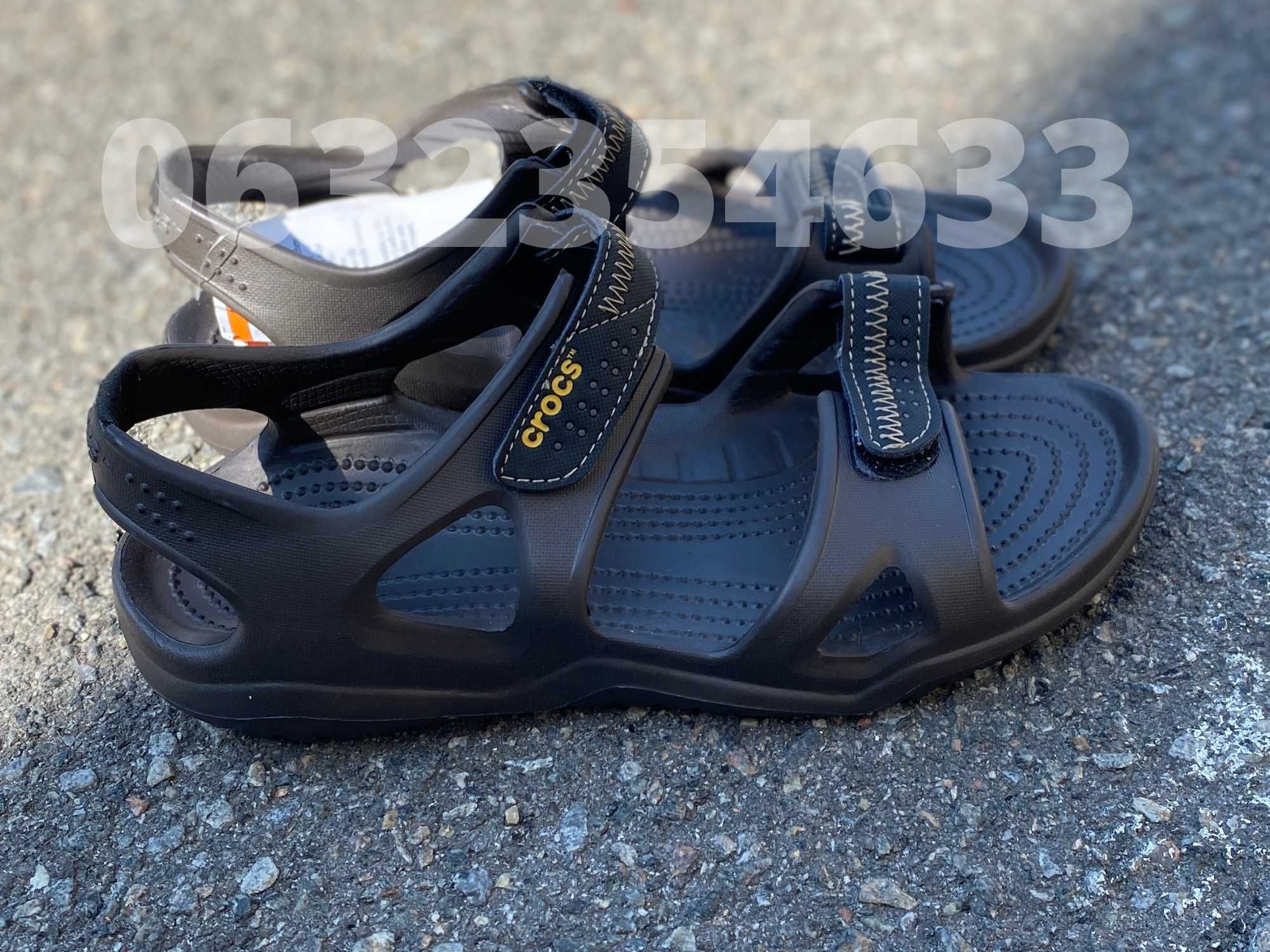 Мужские сандалии на лето мягкие Crocs Sandal Man Swiftwater River