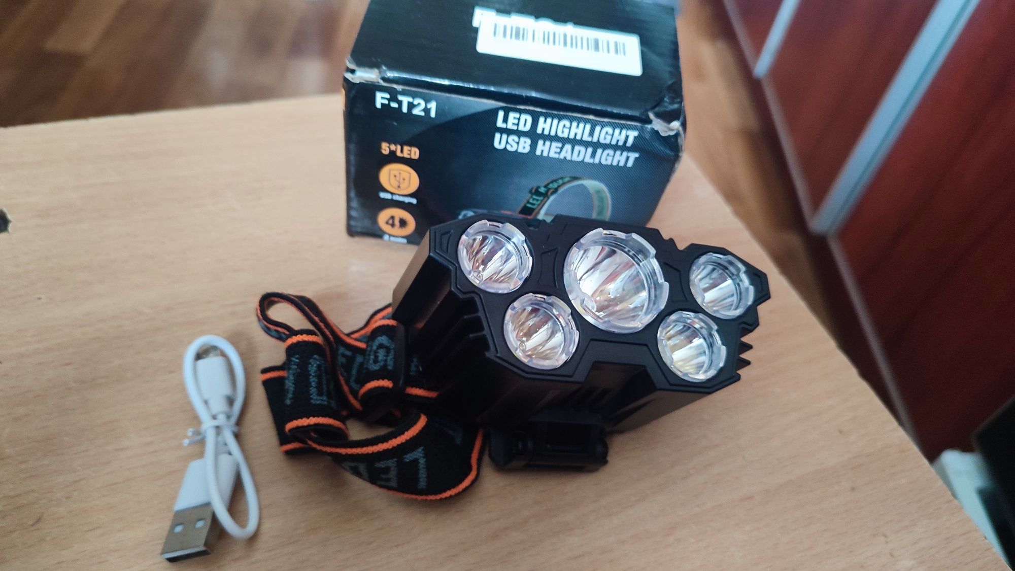 Продам нові налобні фонарики на акумуляторах