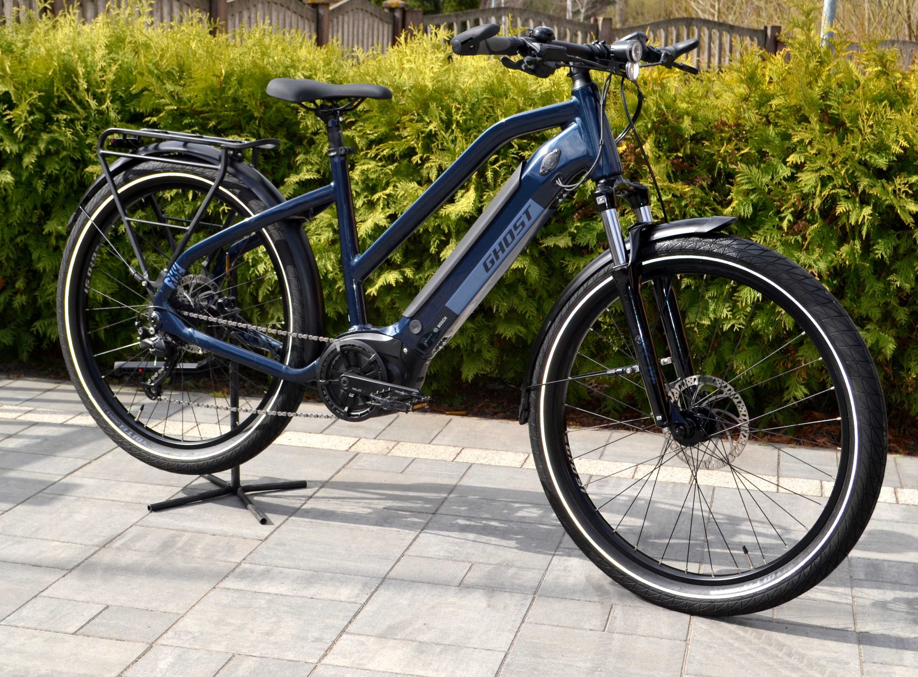 Rower elektryczny GHOST E-SQUARE TREKKING UNIVERSAL,609km,Idealny