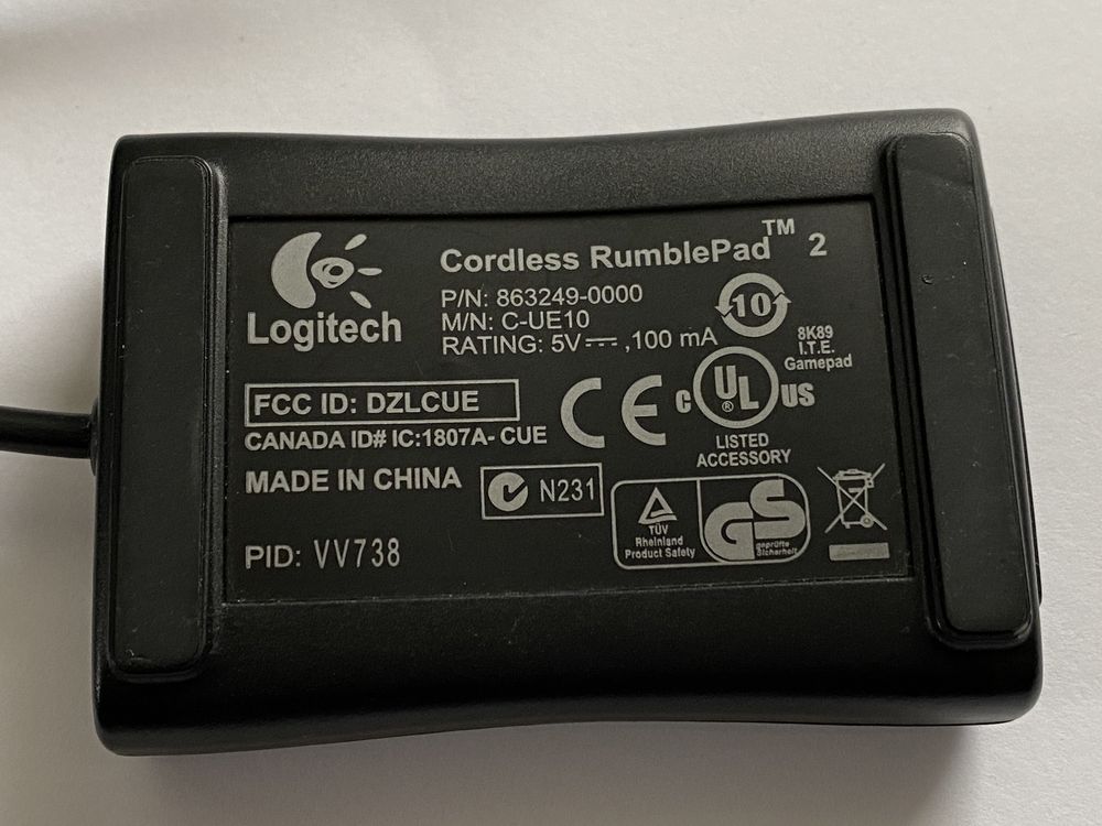 Pad Logitech Cordless Rumble Pad 2