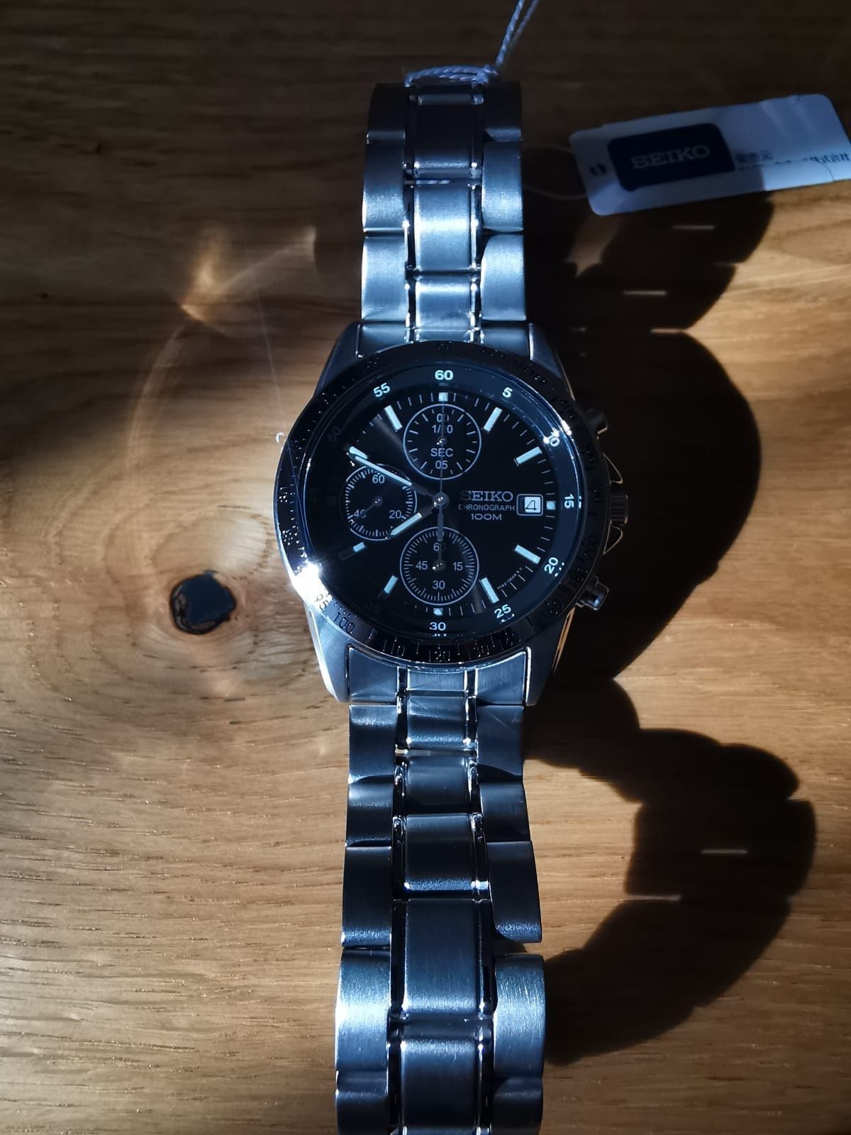 Nowy zegarek kwarcowy Snd367PC 7t92 seiko chronograph komunia