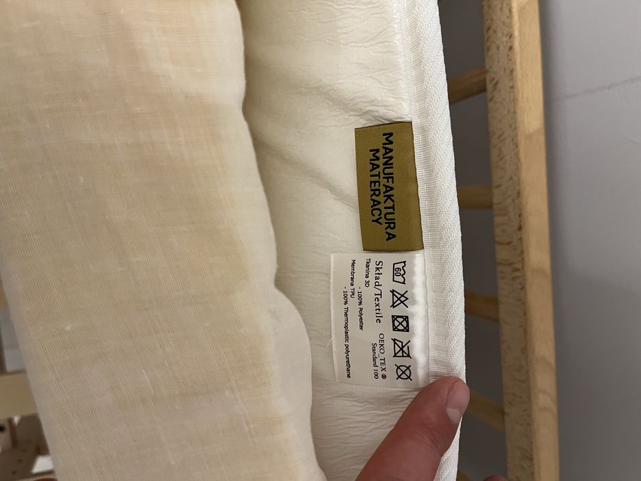 Waldin  łóżeczko dostawne 2w1 + pokrowiec+ 4x przescieradełka