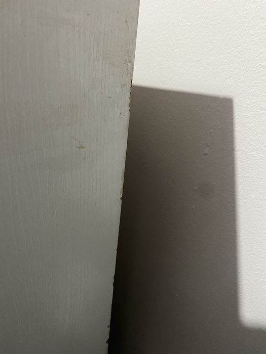 mesa de cabeceira lacada a branco 35x50