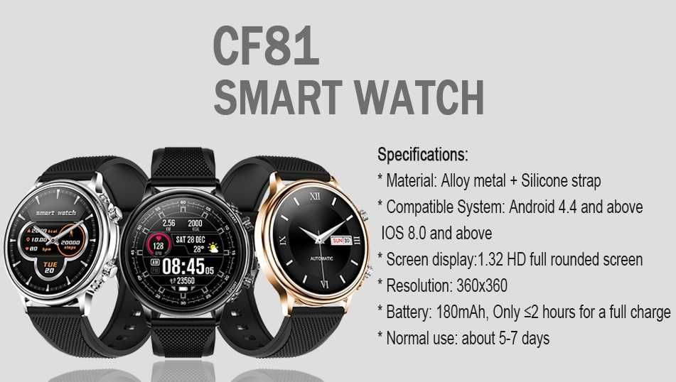 Smartwatch CF81 "NOVOS"