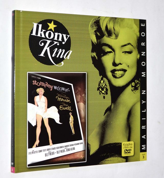 Słomiany wdowiec Marilyn Monroe książka + DVD