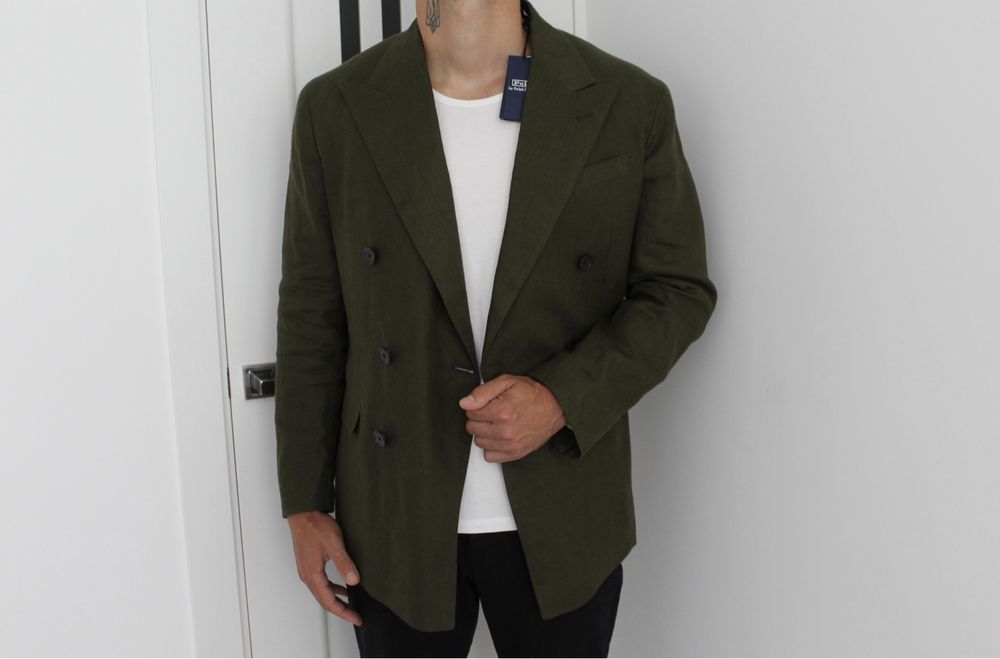Дивовижний чоловічий піджак Polo Ralph Lauren, льон, по ціннику 445€
