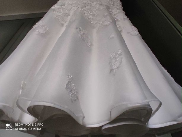 Nowa suknia ślubna syrenka (nie noszona) rozm. 36 + welon