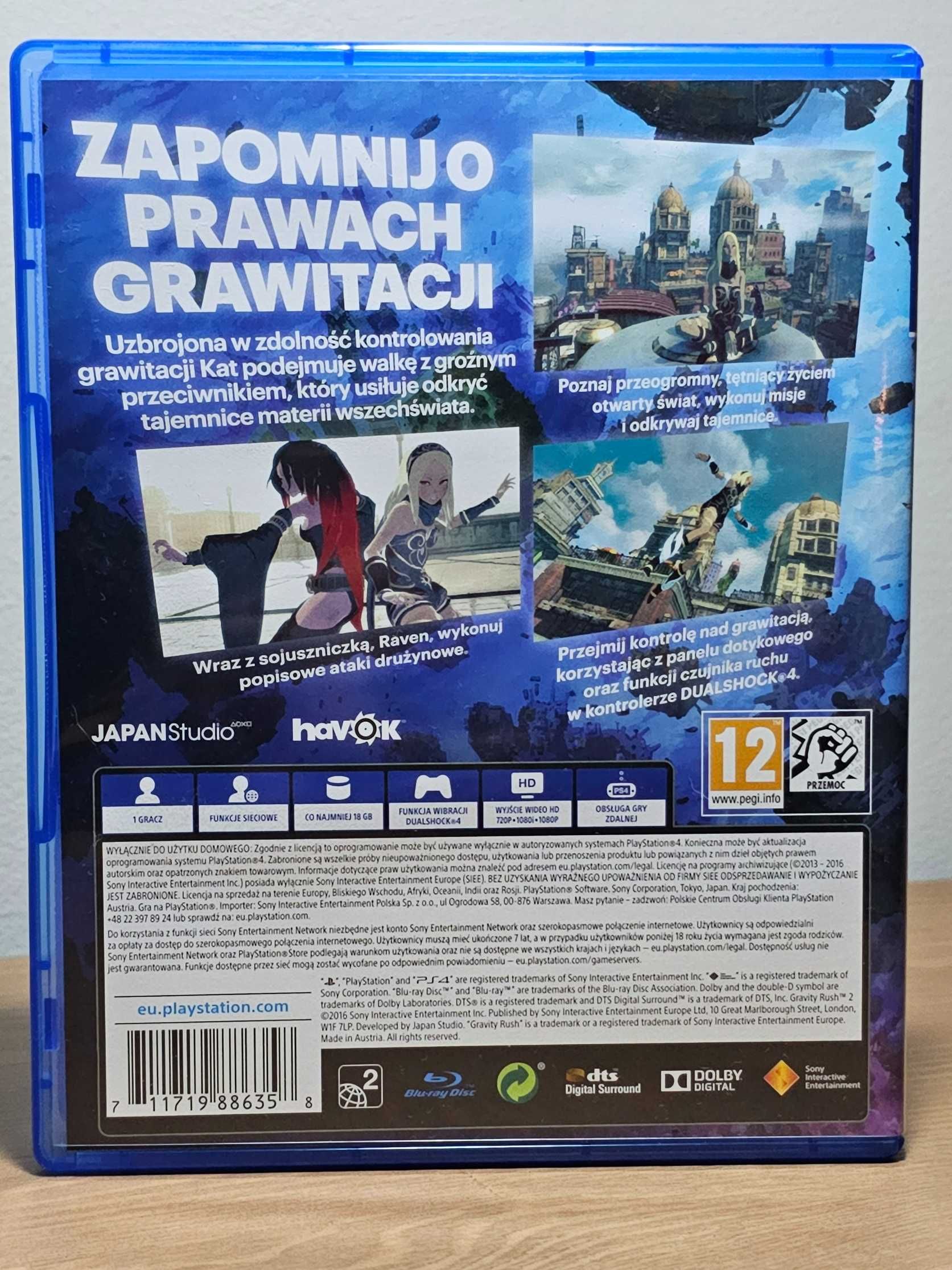 Gravity Rush 2 PlayStation 4 PL