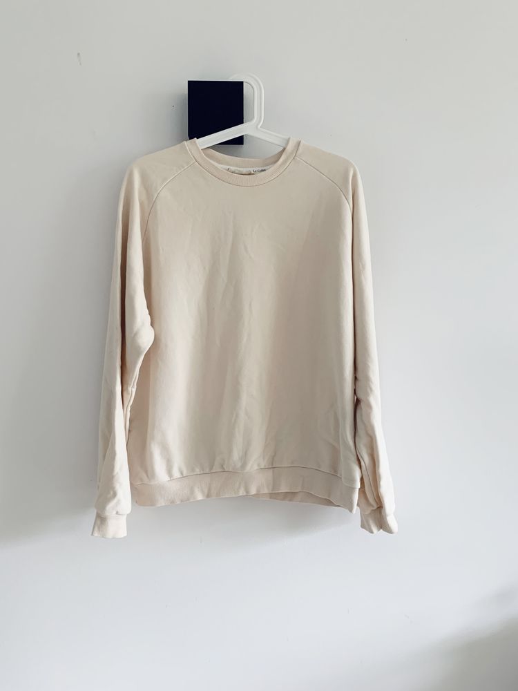 Bluza Le Collet Origin beżowa kremowa oversize basic
