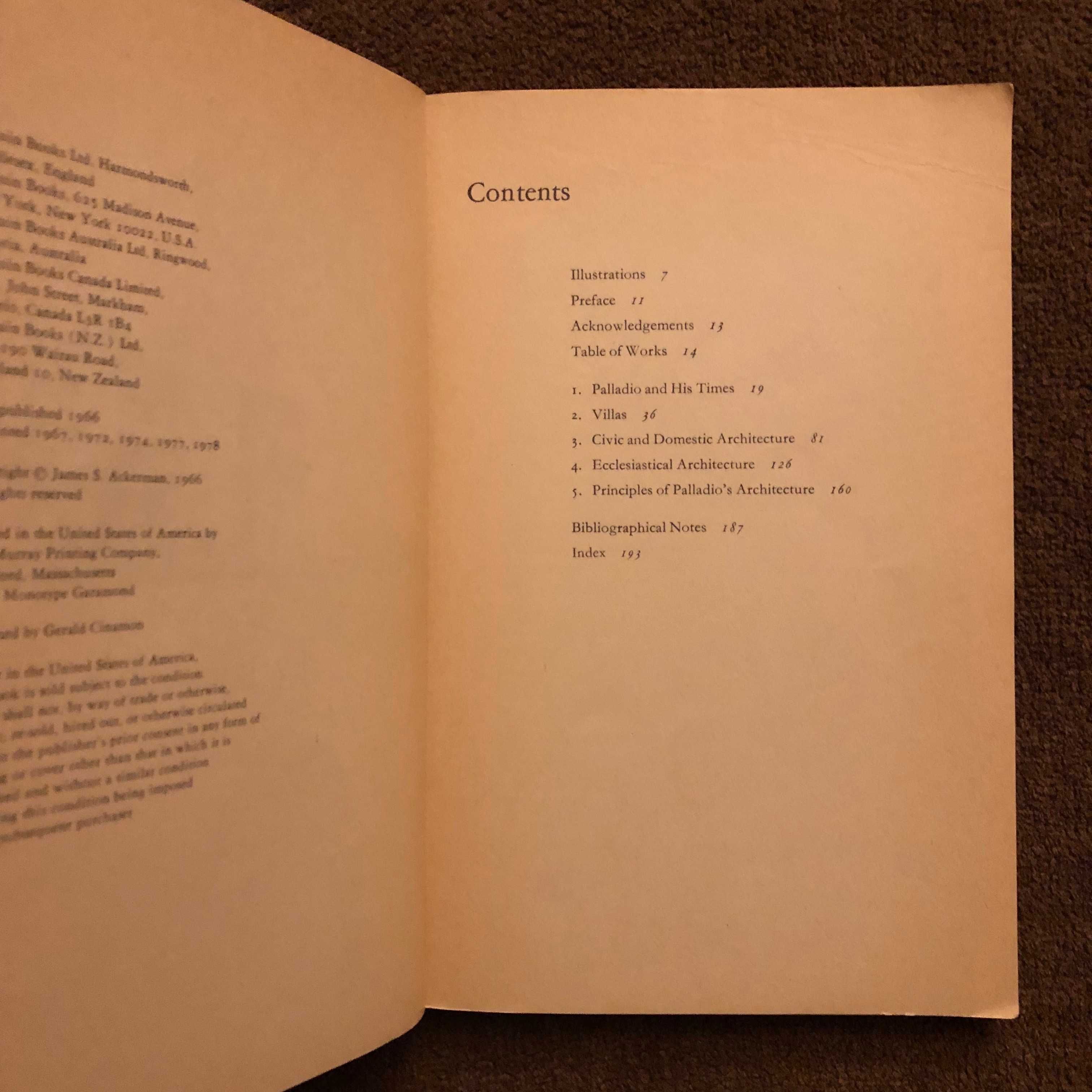Palladio by James S. Ackerman