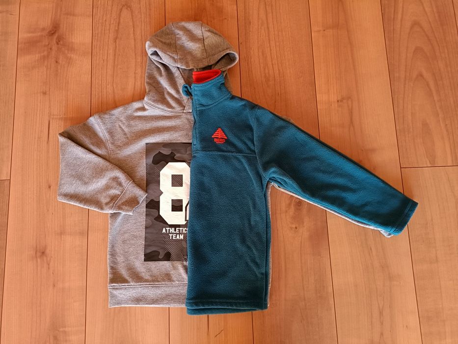 Camisola capuz Primark + Polo Berg - 8/9 anos (134 cm)