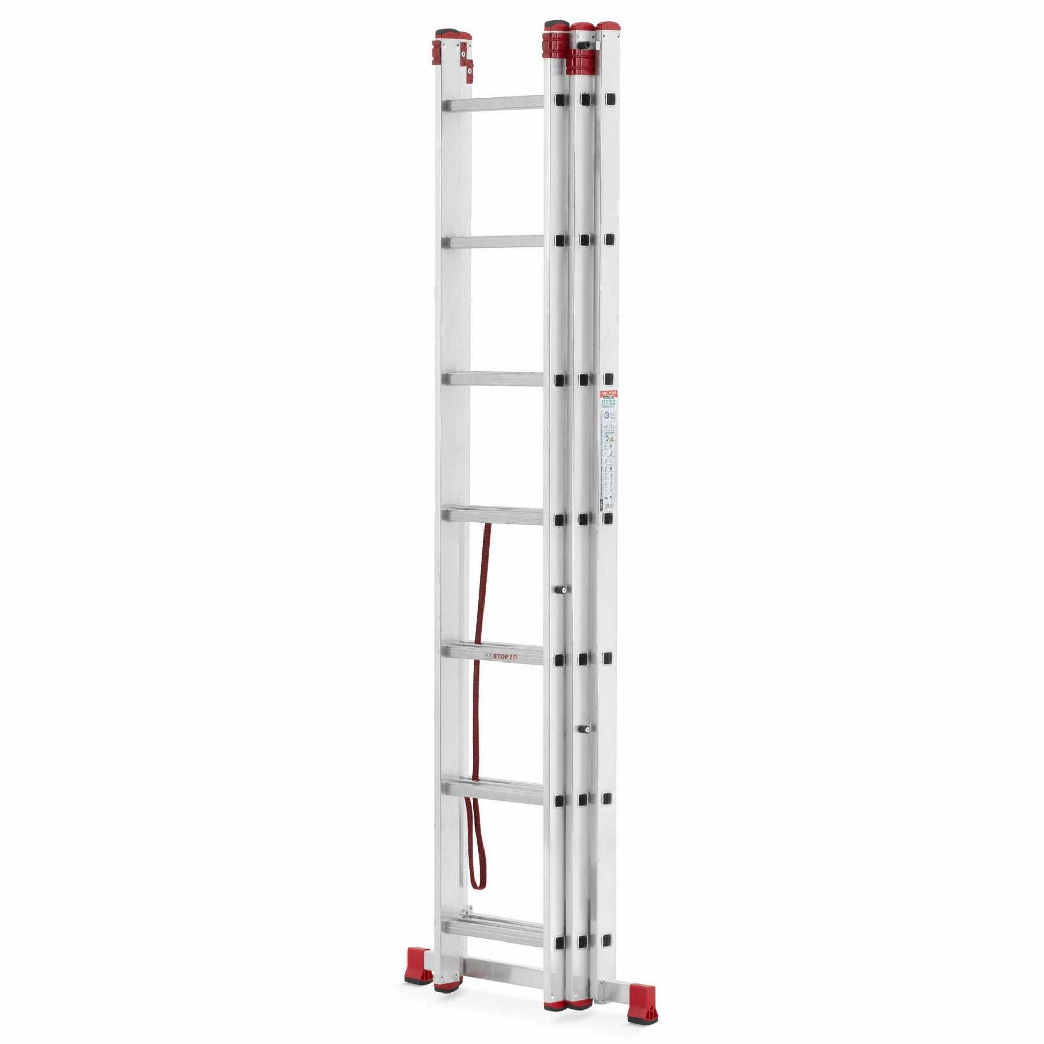 Drabina aluminiowa wielofunkcyjna 3x9 z opcją na schody