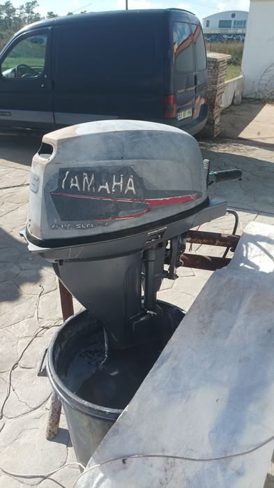 Yamaha 15cv 4tempos motor barco