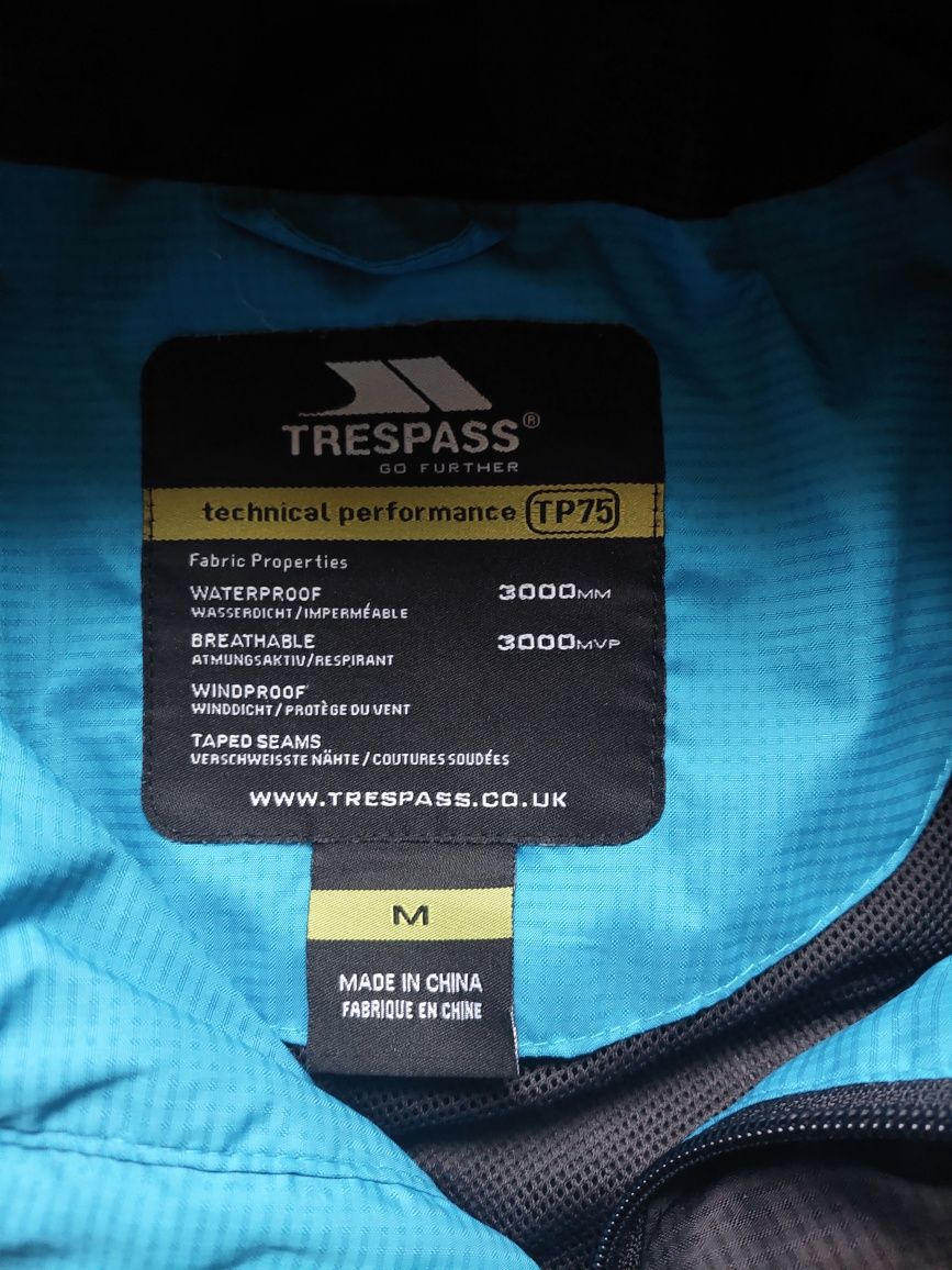 (M) Мембранная ветровка TRESPASS.