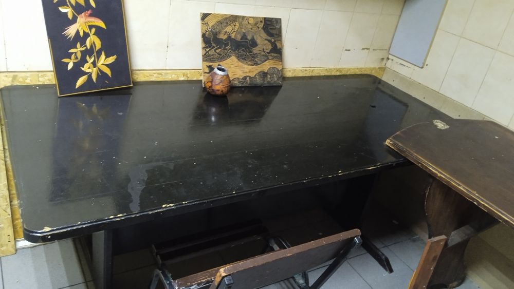 Столы дуб и орех