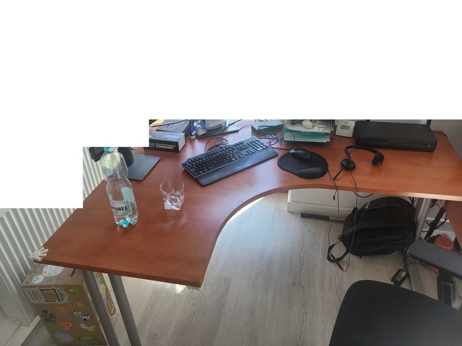 biurko narożne/ kształt L 160x120