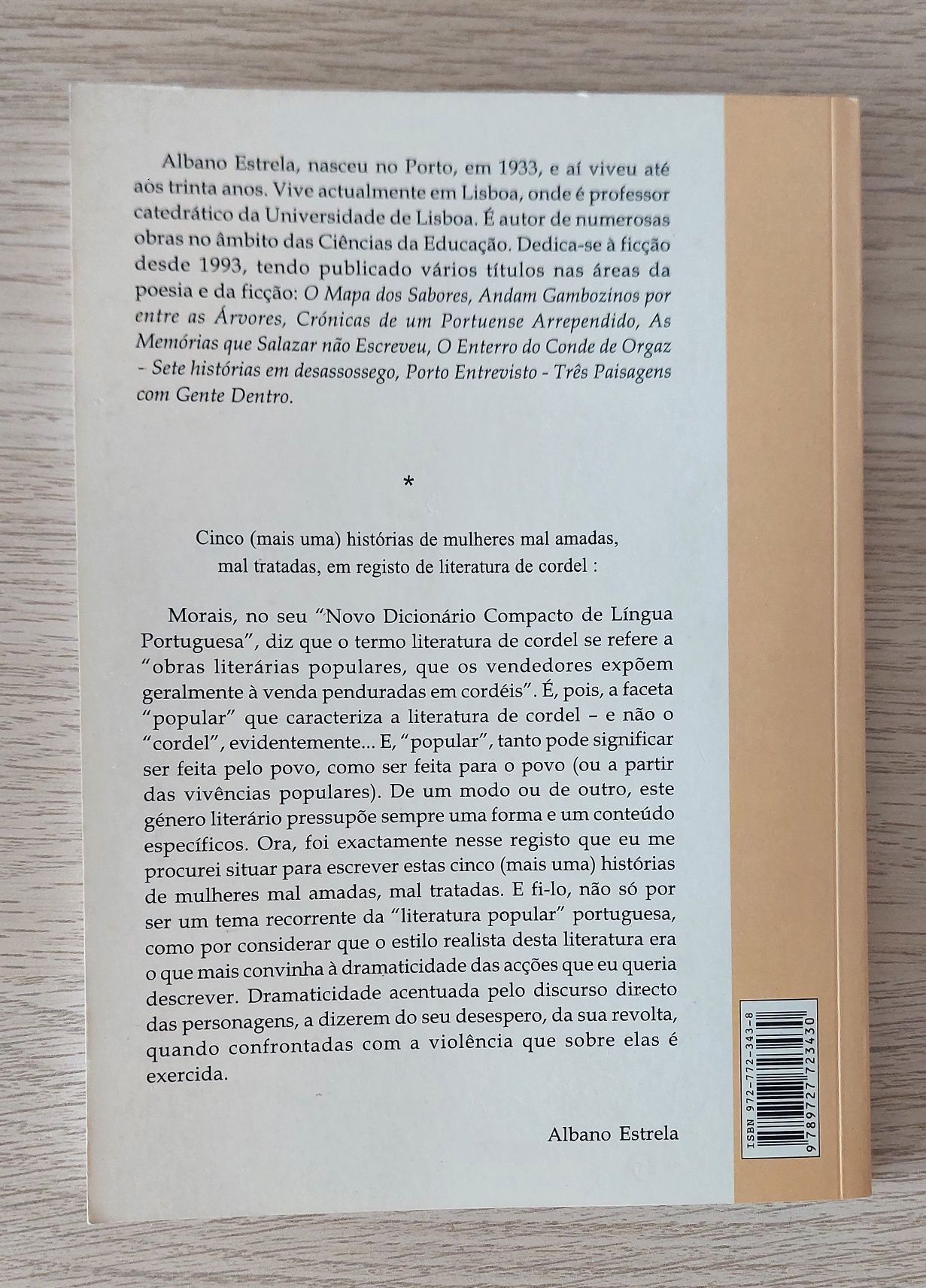 Livro - As Malamadas, Albano Estrela