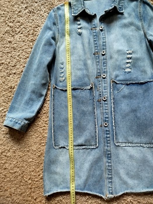 Джинсовий кардиган, джинсова куртка, р.44