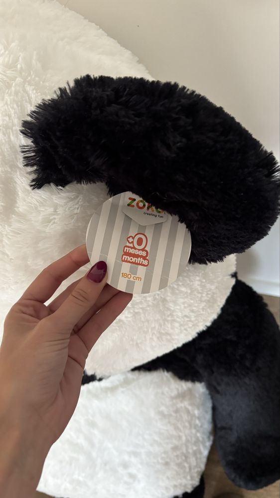 Peluche Panda 180cm com etiqueta