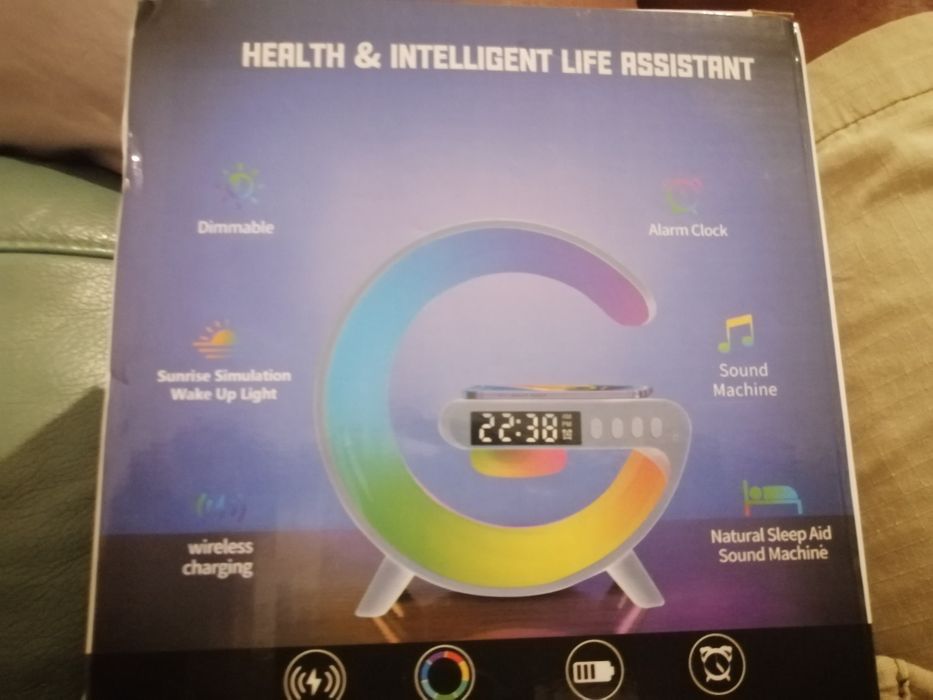 Smart Light Sound Machine – Multifunctional Alarm Clock with Wireless