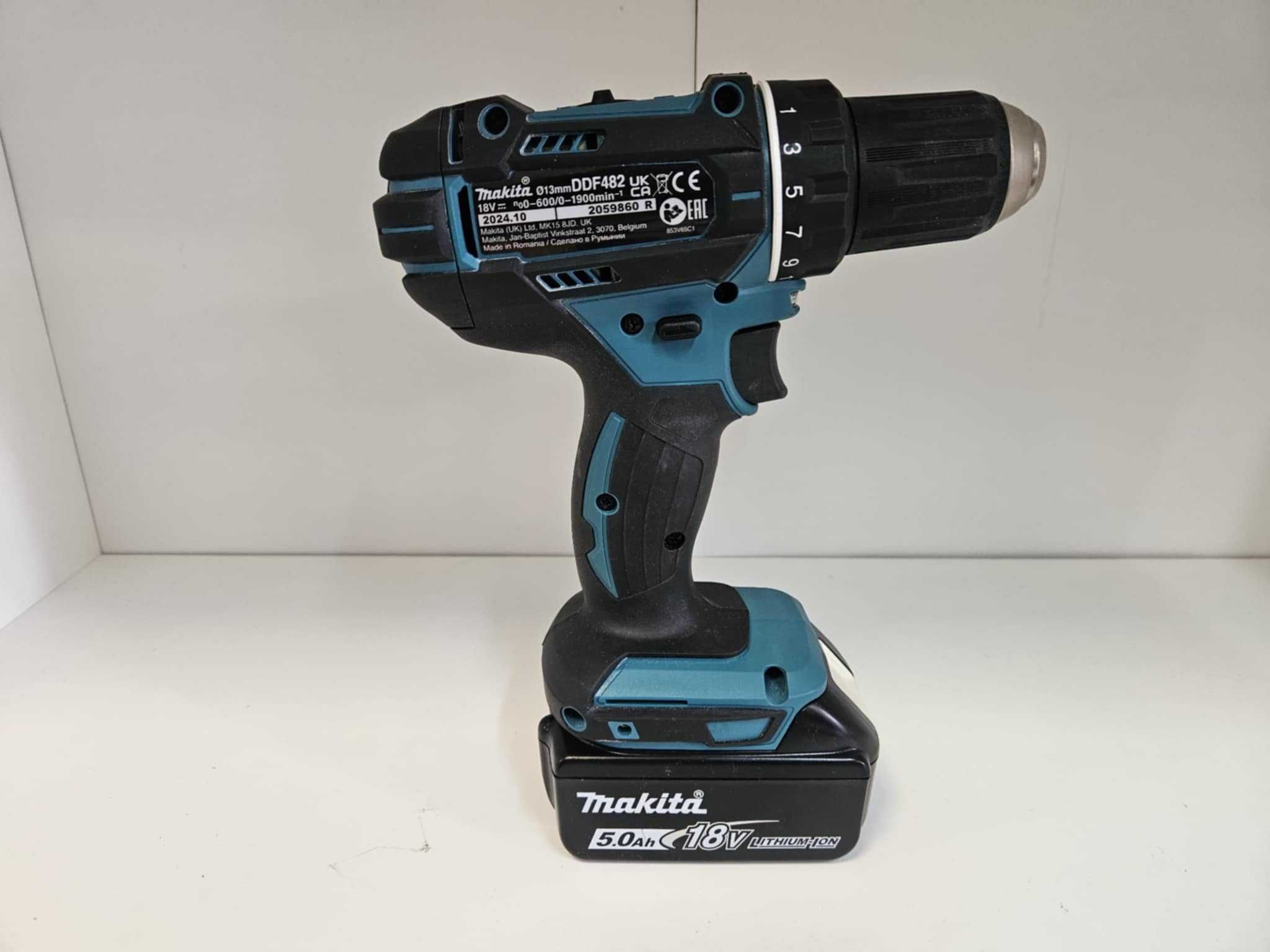 Wiertarko Wkrętarka Makita DDF482 + Akumulator Makita 5.0Ah