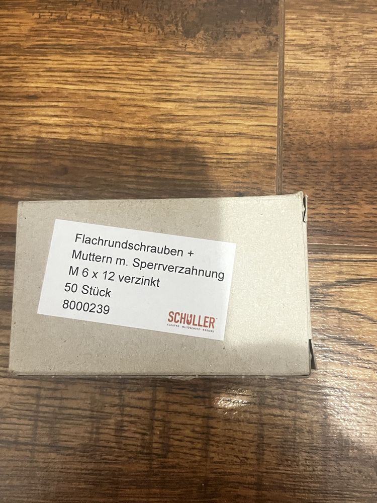 Śruby i nakrętki Shuller / Baks M6x12 50 szt.